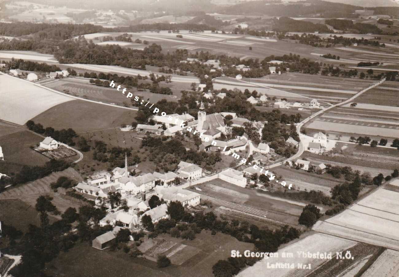 St. Georgen am Ybbsfelde Fliegeraufnahme 